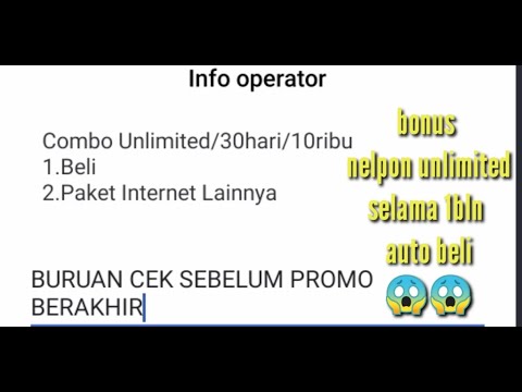 Paket telkomsel murah 2020 || Paket unlimited cuma 10.000 😱 - YouTube