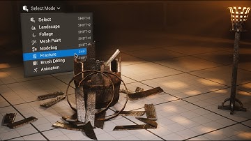 UNREAL ENGINE 5 - Advanced Use of the Fracture Editor (Chaos destruction, Geometry Collections)