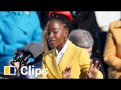 Poet Laureate Amanda Gorman recites poem at Joe Biden's US presidential inauguration ceremony