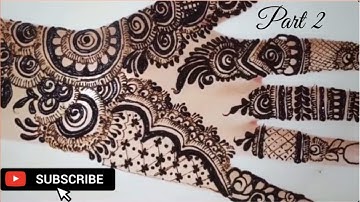 Henna Classes Part 2  introduction to Basic Henna Elements  Henna Classes By Thouseens Learn henna