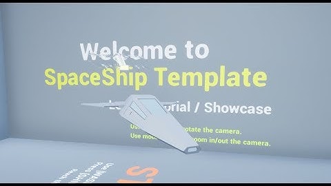UE4 - SpaceShip Template on MarketPlace