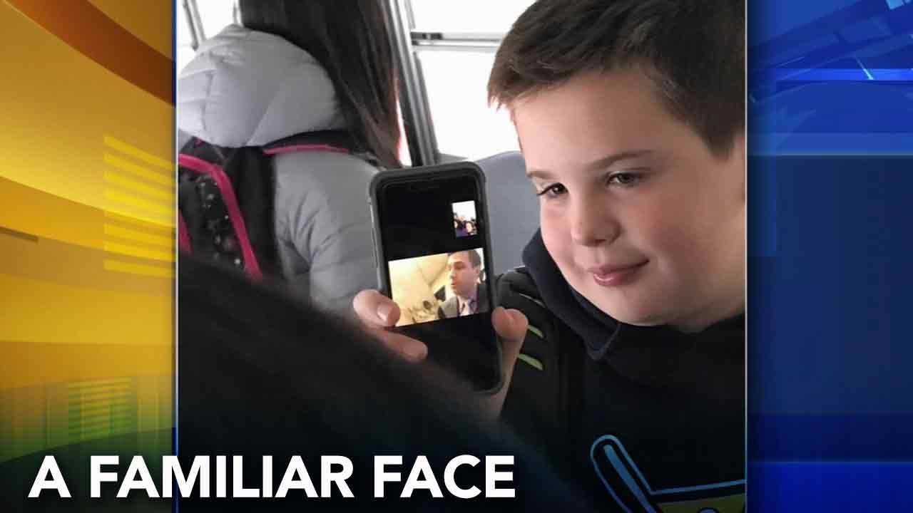 Principal reads via FaceTime to kids stuck on bus during snowstorm