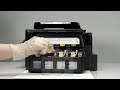 Epson WorkForce ET-4500 | How to Fill Your EcoTank Printer