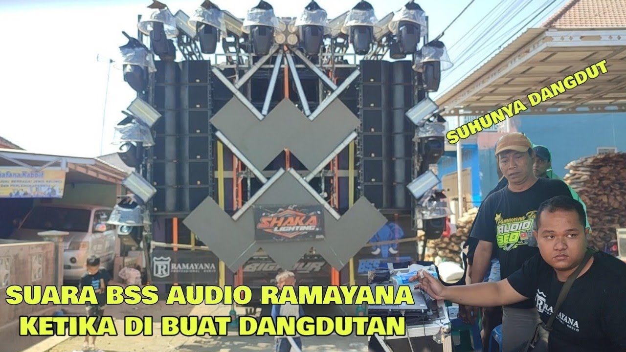 bss audio Ramayana cek sound putar lagu dangdut ‼️
