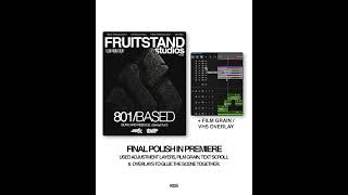 It's all in the layers. The Fruitstand Studio process. #designinspiration #adobepremierepro #howto
