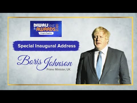 UK PM’s Special Address at DiwaliFest2020