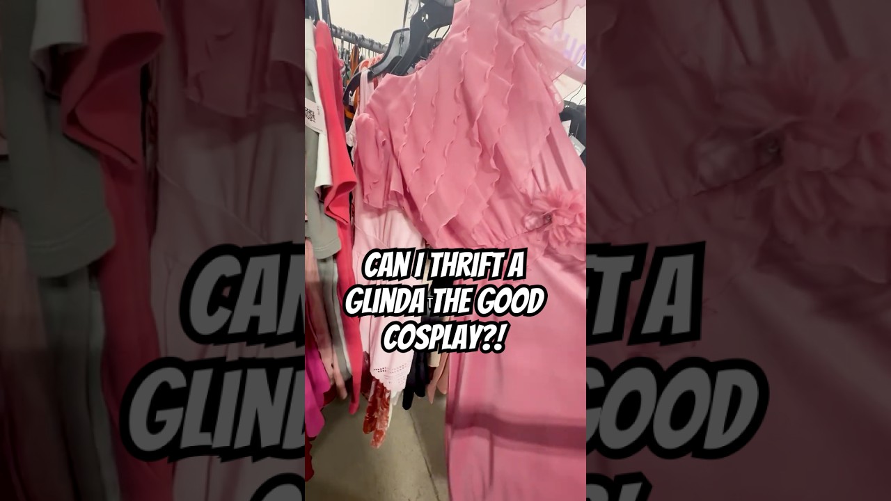 👀 THRIFTING CHALLENGE: Glinda the Good from WICKED! 👀 #thriftflip #wickedmovie #glinda