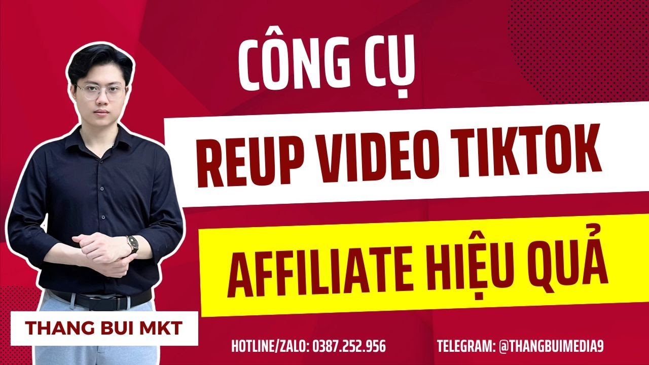 Reup Reup Video Tiktok Làm Affiliate | Cách Reup Bằng Tool Chỉnh Sửa Vid ...