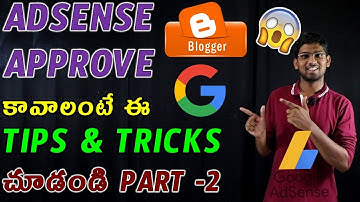 Adsense Approval For Blogger Tips & Tricks Part -2 | Adsense Approval For Blogger 2020 | Prawintech