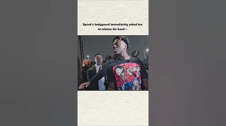 When Speed at the Sprm Race Event💀 #ishowspeed #Smnnracing #bodyguard #ishowspeedclips