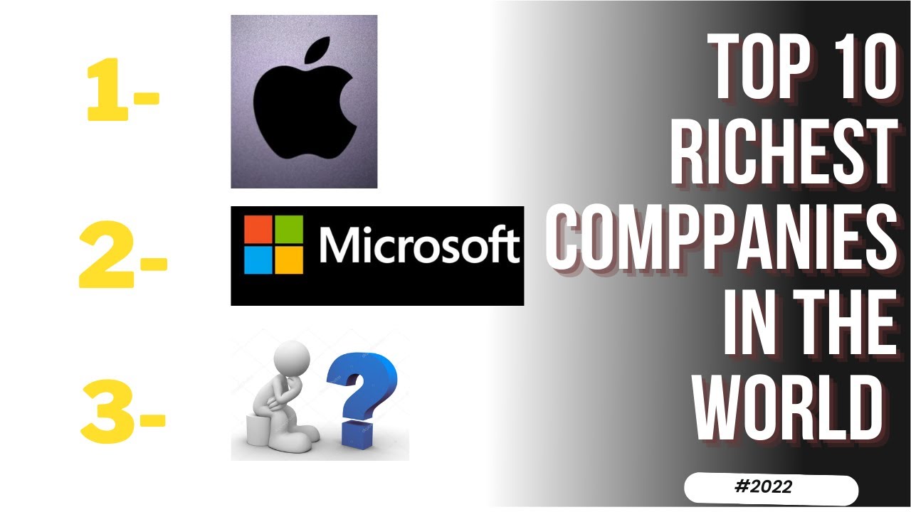 TOP 10 RICHEST COMPANIES IN THE WORLD 22 YouTube