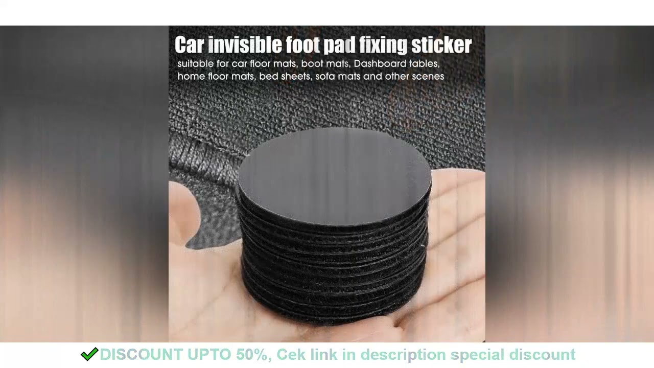Self Adhesive Fastener Car Carpet Fixing Stickers Self adhesive Hook and Loop Fastener Tape Carpet A