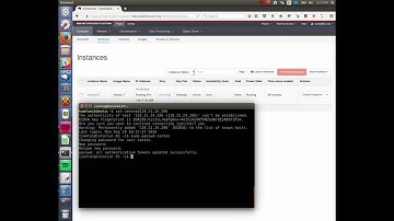 MOC OpenStack Tutorial 05 - Connect to an Instance