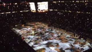The Chicago Blackhawks Stanley Cup Banner Raising Ceremony - October 1, 2013