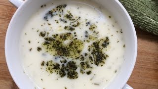 TURKISH YAYLA (MEADOW) SOUP FROM SCRATCH - Traditional Yogurt-Rice and Mint Soup