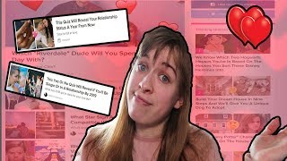 TAKING BUZZFEED LOVE QUIZZES! | ItsBecky