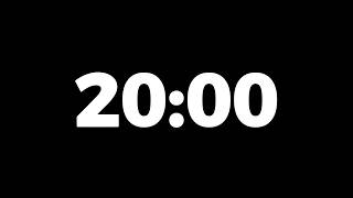 20 Minutes Timer with Alarm - Countdown Timer