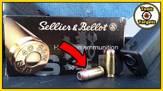 Can BIGGER Do Better?...Sellier &amp; Bellot .40S&amp;W Self-Defense AMMO Test!