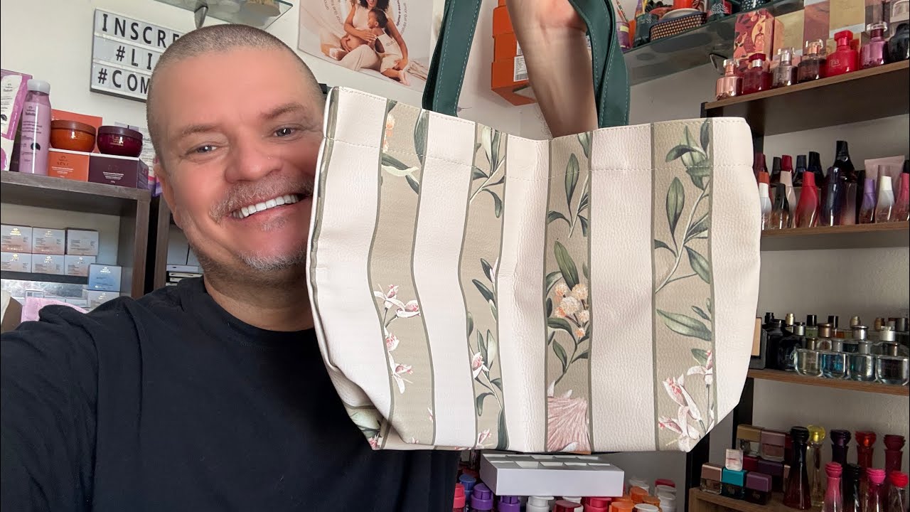 PRESENTE NATURA CRER PARA VER BOLSA LISTRADA - EDIÇÃO LIMITADA - DIA DAS MÃES 