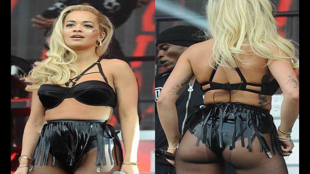 Rita Ora Strips Down On Stage Youtube