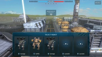 WarRobot 1 VS 1 BeaconRush (test server video)