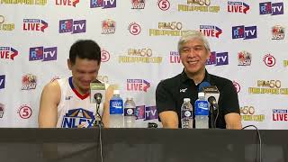Nlex 87, Phoenix 81 Coach Jong Uichico And Kevin Alas Postgame