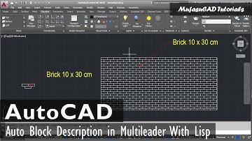 AutoCAD Auto Block Description in Multileader With Lisp