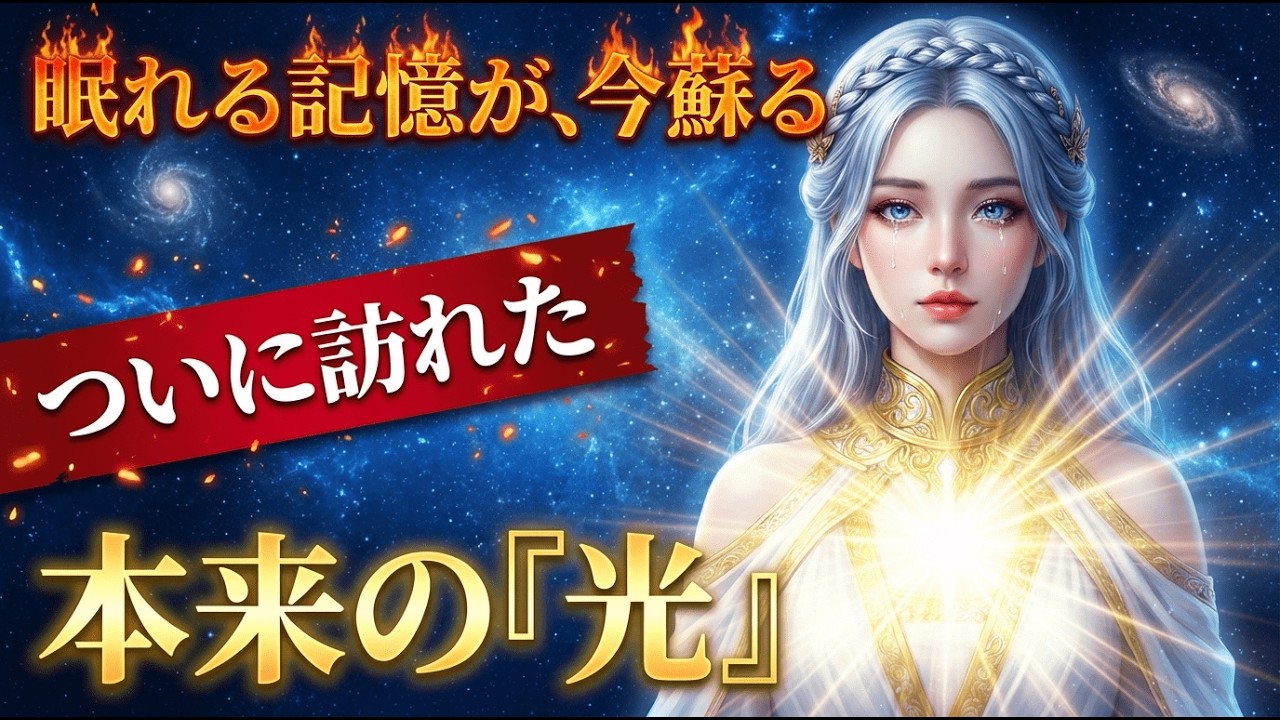ずっと、この時を待っていました。あなたが本来の「光」を思い出す、約束の瞬間を