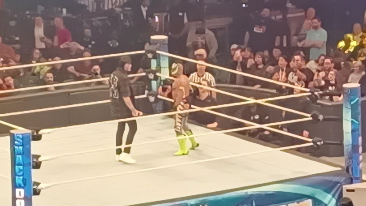 Rey Mysterio Finally hits Dominik! - WWE SmackDown (3/24/23•MGM Grand Garden Arena)