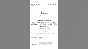 CTS Recruitment 2021 | Freshers | Salary 4.5 LPA | Any Graduates | #Shorts