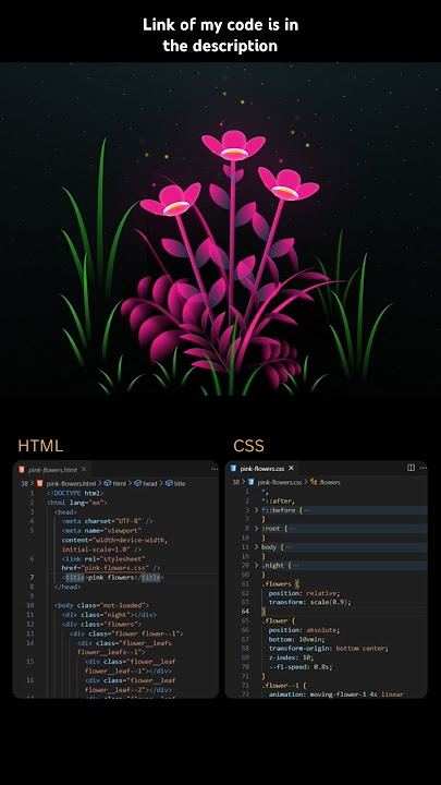 Flowers for you #programming #flowers #code #html #css #javascript