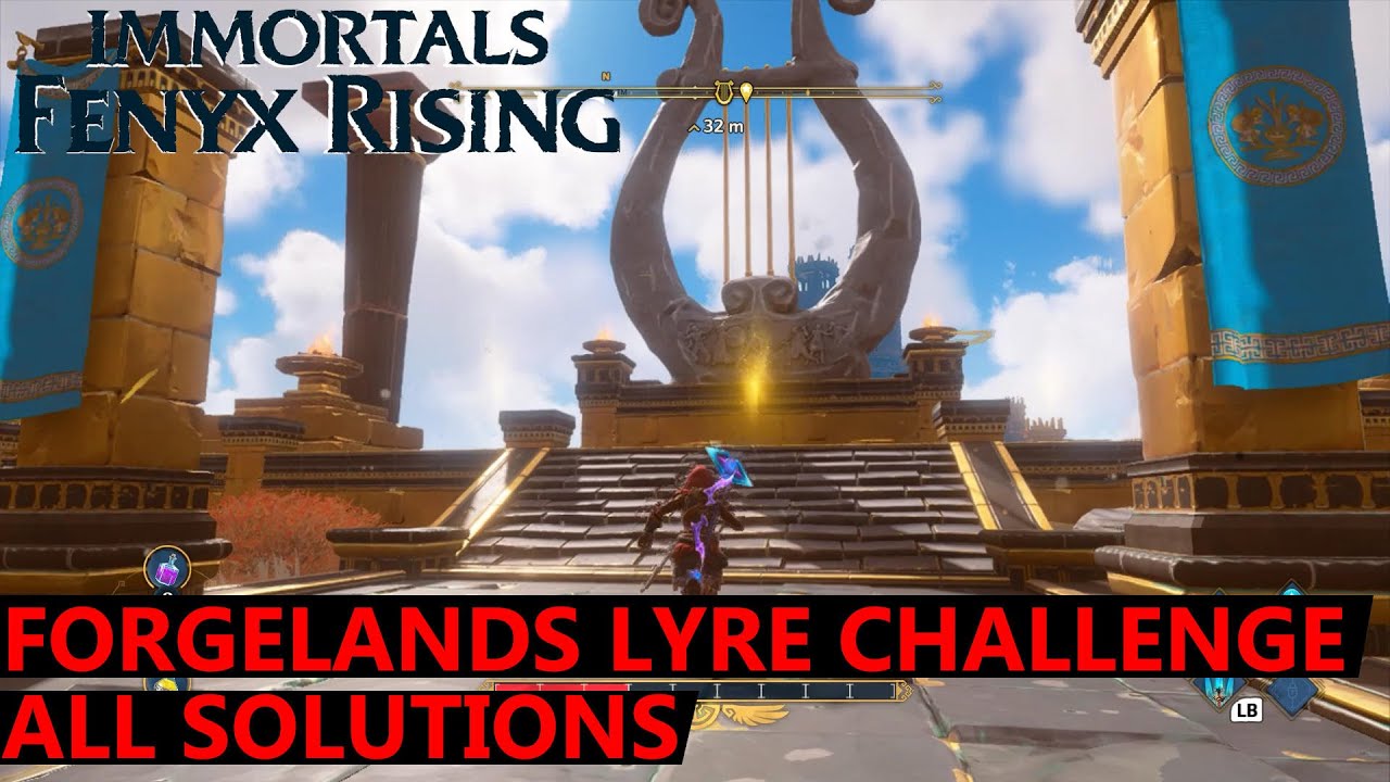 Immortals Fenyx Rising Lyre Challenge Solutions Harp Music