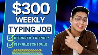 Earn Up To $0.50 Per Minute | Typing Job From Home!
