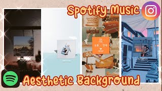 tutorial cara share music spotify dengan background yang aesthetic // Indonesia screenshot 2