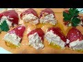 Cómo hacer pimientos del piquillo rellenos de atún, queso y surimi, al estilo de Mariaje