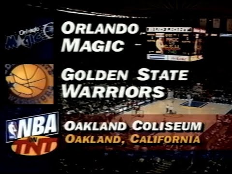 NBA On TNT Magic Warriors December 1994