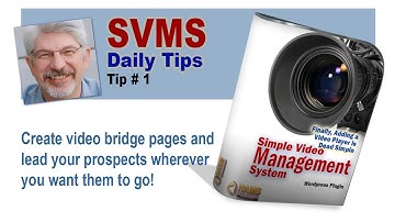 Simple Video Management System Tip 1 Building Bridge Pages