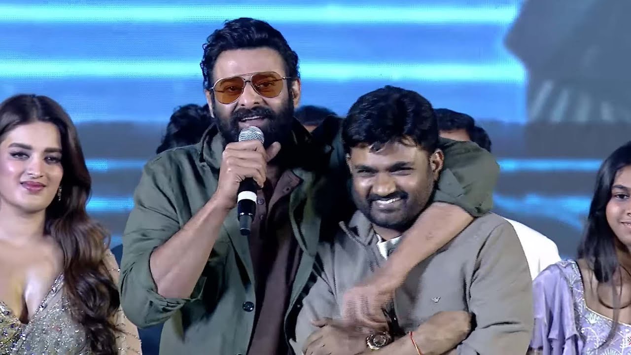 Prabhas Speech At The Rajasaab Pre Release Event | Maruthi | Thaman S | NTV ENT