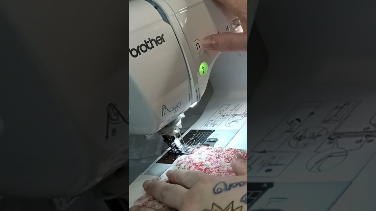 I love my new Brother sewing/embroidery machine. 