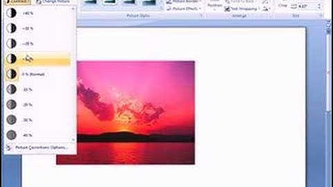 How to Insert Pictures in Word 2007