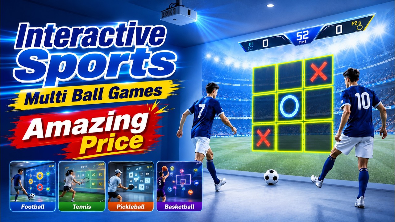 How to Turn Your Interactive Wall into a Multi Ball Sports System | Tennis & Football Games