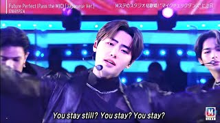 [CLEAN MR Removed] 221104 Enhypen (エンハイプン) 「Future Perfect (Pass the MIC)」MR除去 | Mステ Music Station