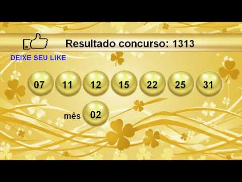 sorteio resultado Dia de Sorte 1313 Palpite 1314