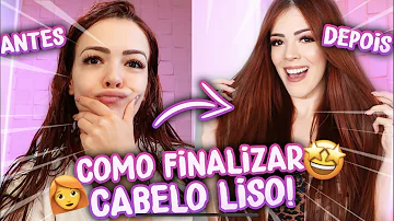 Como arrumar o cabelo liso?