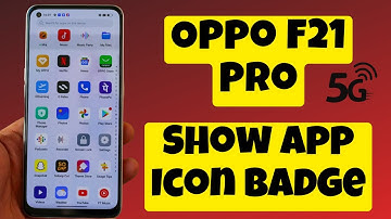 Oppo F21 Pro App Icon Badge || How to Enable icon Badges oppo phone