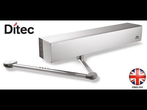 Ditec DAB105 DOOR STOP adjusting & START UP procedure EN 2021 03
