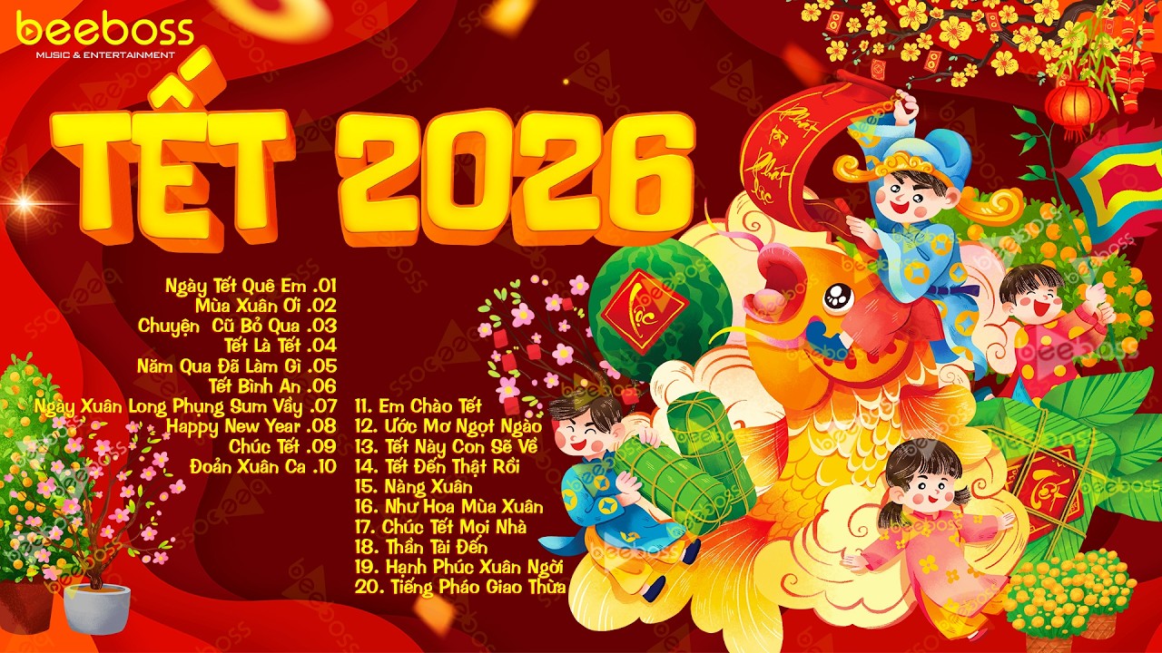 Mở To Mùng 2 Tết Cả Năm May Mắn Phát Tài - Tết Tết Tết Tết Đến Rồi - Nhạc Tết 2026 Remix Căng Nhất