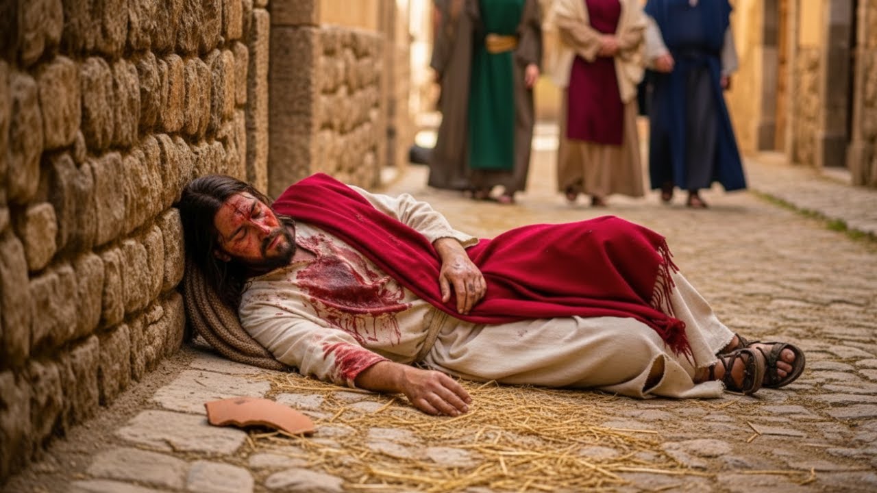 Jesús estaba herido y olvidado… hasta que un niño de la calle limpió sus heridas.
