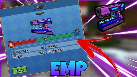 EMP max in Build and Shoot (Blockman Go)