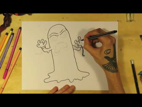 Video: Hvordan Man Tegner Et Spøgelse